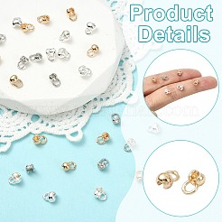 30Pcs 3 Styles Brass Cord End&nbsp;KK-CJ0004-40