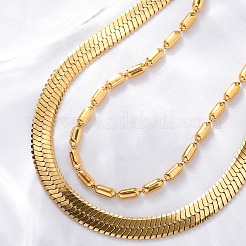 304 Stainless Steel Multi-strand Bracelet&nbsp;X-BJEW-I304-02G