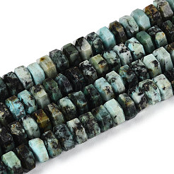 Natural African Turquoise(Jasper) Beads Strands&nbsp;G-N357-14A-06