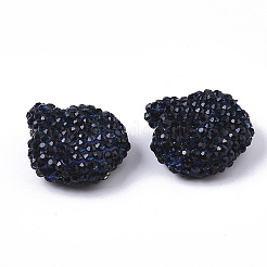 Handmade Polymer Clay Rhinestone Beads&nbsp;RB-T017-07