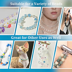 Flat Elastic Crystal String&nbsp;EW-WH0016-02B-02