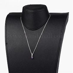 Natural Mixed Stone Pendants Necklaces&nbsp;NJEW-JN01690