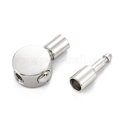 Tarnish Resistant 304 Stainless Steel Bayonet Clasps&nbsp;STAS-P285-03P