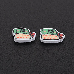 Handmade Polymer Clay Cabochons&nbsp;CLAY-N006-146