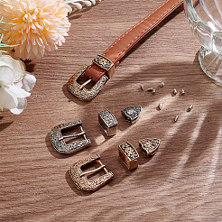 4 Bags 2 Colors Alloy Buckles&nbsp;AJEW-BC0009-26