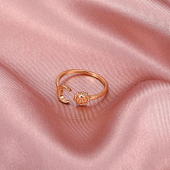 Brass Cuff Rings&nbsp;WH-WG00914-01