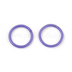 Spray Painted Iron Open Jump Rings&nbsp;IFIN-F149-B