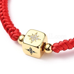 Adjustable Nylon Thread Braided Bead Bracelets Sets&nbsp;BJEW-JB05695