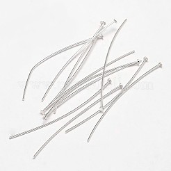 925 Sterling Silver Flat Head Pins&nbsp;STER-F018-01C