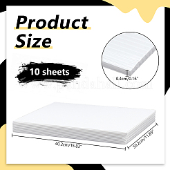 Plastic Corrugated Sheets Pads&nbsp;DIY-WH0569-60A-02