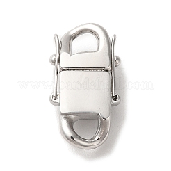 Non-Tarnish 316 Surgical Stainless Steel Twister Clasps&nbsp;STAS-M313-01P-03
