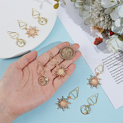 8Pcs 2 Style Metal Paper Clips&nbsp;AJEW-OC00035