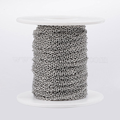Tarnish Resistant 304 Stainless Steel Cable Chains&nbsp;CHS-H009-06P