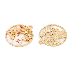Rack Plating Alloy Enamel Pendants&nbsp;LS-FIND-A040-07A-01G