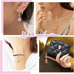 12Pcs Alloy Enamel Pendant Decorations&nbsp;HJEW-YW00498