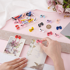 30Pcs 10 Styles Resin Game Machine Drawing Pins&nbsp;AJEW-PH01674
