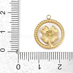304 Stainless Steel Rhinestone Pendants&nbsp;STAS-I325-035G