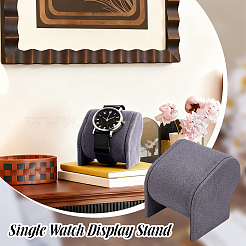 Microfiber Velvet Single Watch Display Stands&nbsp;ODIS-WH0025-302B