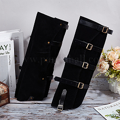 Imitation Leather & Iron Boot Cover&nbsp;AJEW-WH20005-21B