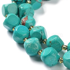 Synthetic Magnesite Bead Strands&nbsp;G-M367-22B-1