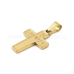 304 Stainless Steel Pendants&nbsp;STAS-P400-09G