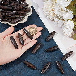 50Pcs 2-Hole Wood Buttons&nbsp;BUTT-UN0001-28A-01