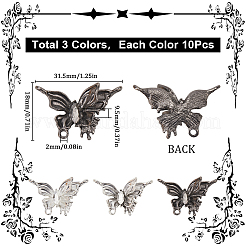 30Pcs 3 Colors Aolly Chandelier Component Links&nbsp;FIND-SC0011-88