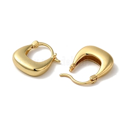 Rack Plating Brass Oval Hoop Earrings for Women&nbsp;EJEW-L224-53G