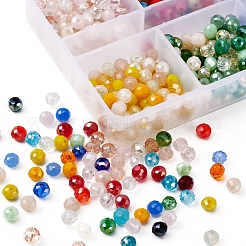 660Pcs 6 Style Electroplate Glass Beads Strands&nbsp;EGLA-YW0001-22