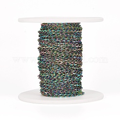 Ion Plating(IP) 304 Stainless Steel Curb Twisted Chains&nbsp;STAS-F217-06