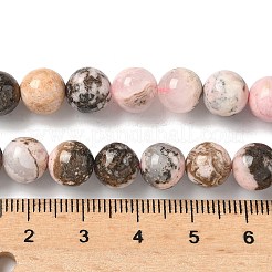 Natural Argentina Rhodonite Beads Strands&nbsp;G-G271-B02-8mm