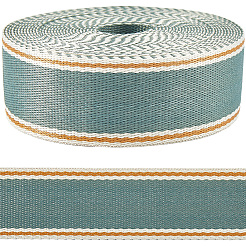  6.25 Yards Polycotton Striped Twill Ribbons&nbsp;SRIB-CY0001-09B
