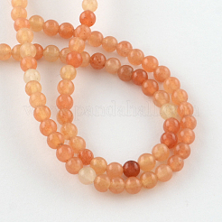 Natural Red Aventurine Round Beads Strands&nbsp;X-G-S148-8mm