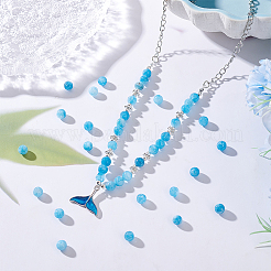 Natural Blue Quartz Beads Strands&nbsp;G-NB0003-69