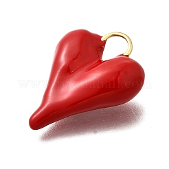 Brass Enamel Pendants&nbsp;KK-A245-10B-G