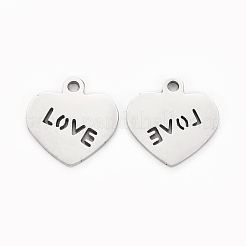 Non-Tarnish Valentine's Day 304 Stainless Steel Charms&nbsp;LS-STAS-I151-28P