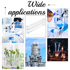 Glass Test Tube Stands&nbsp;AJEW-WH0009-78B