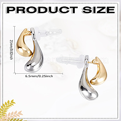 1Pair Alloy Stud Earrings&nbsp;EJEW-LP0012-07