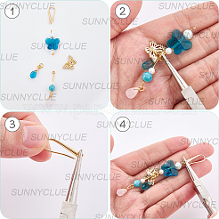 32Pcs Brass Earring Hooks&nbsp;KK-SC0006-57G