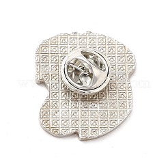 Dog Enamel Pin with Brass Butterfly Clutches&nbsp;LS-JEWB-A006-03A