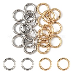 10Pcs Zinc Alloy Spring Gate Rings&nbsp;FIND-YW0007-90