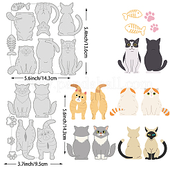 Pet Theme Carbon Steel Cutting Dies Stencils&nbsp;DIY-WH0309-954
