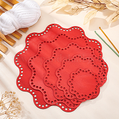 Cotton Wood Basket Bottom&nbsp;DIY-WH0319-35