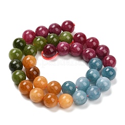 Natural White Jade Beads Strands&nbsp;G-Z097-A01-10mm-C