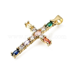Easter Brass Pave Cubic Zirconia Pendants&nbsp;CU-E002-01C-G04