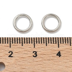 Alloy Soldered Closed Jump Rings&nbsp;X-PALLOY-H039-P