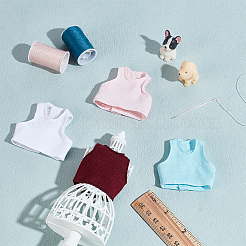 4Pcs 4 Colors Cloth Doll Sleeveless T-shirt&nbsp;DIY-GO0002-47