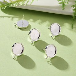 201 Stainless Steel Stud Earring Findings&nbsp;STAS-H410-08S-A