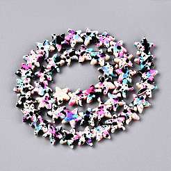 Spray Painted Synthetic Turquoise Beads Strands&nbsp;UNKW-T001-11F