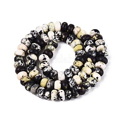 Natural Yellow Turquoise(Jasper) Beads Strands&nbsp;G-N367-02A-10